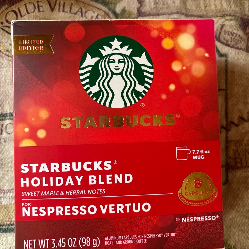 Starbucks Festive Red Nespresso Capsules